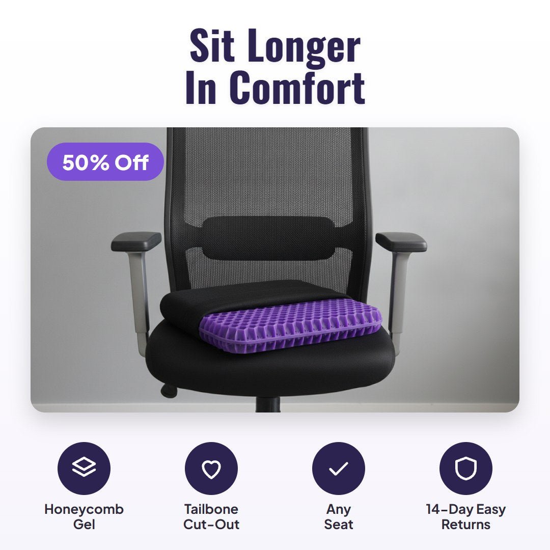 Hexaseat™ Honeycomb Gel Seat Cushion - Hartwella