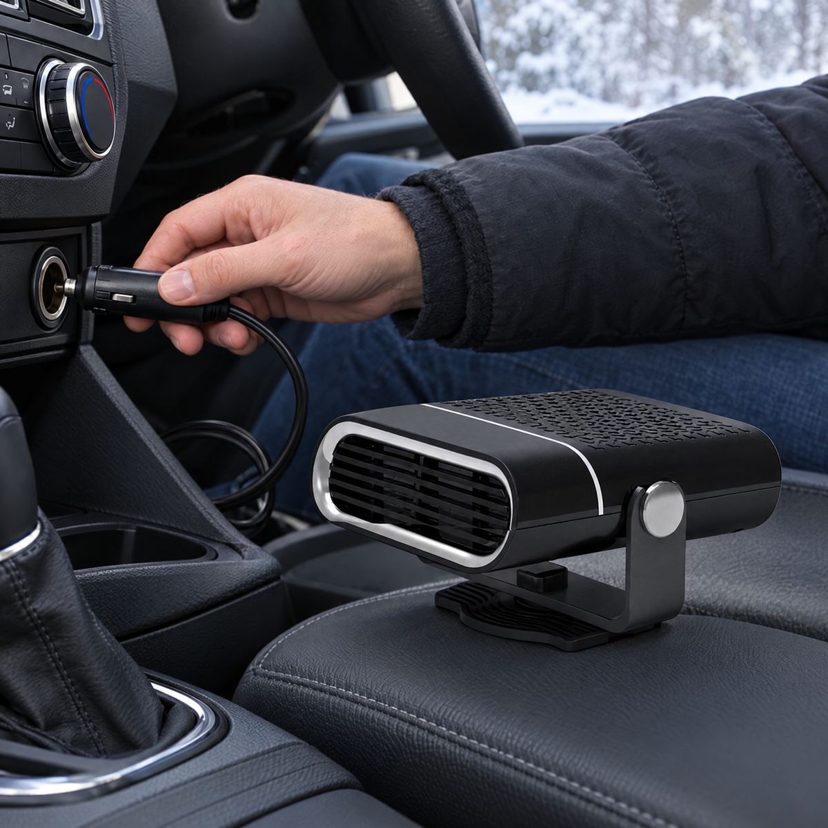 Ventra™ Portable 2-in-1 Car Heater and Fan