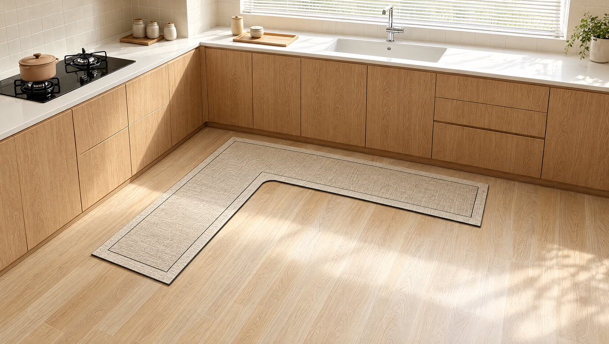Driza™ L-Shaped Kitchen Mat