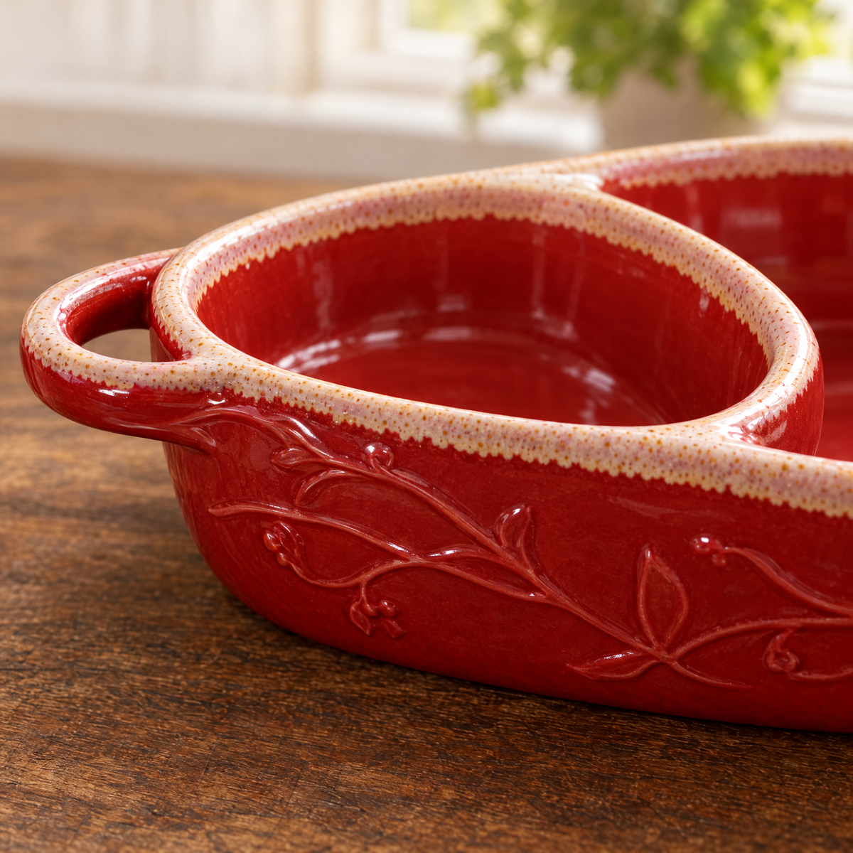 Terravo™ Divided Ceramic Baking Dish