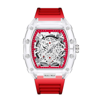 Holo Men's Watch | Translucent Dial, Luminous Function, Water - Resistant - Hartwella