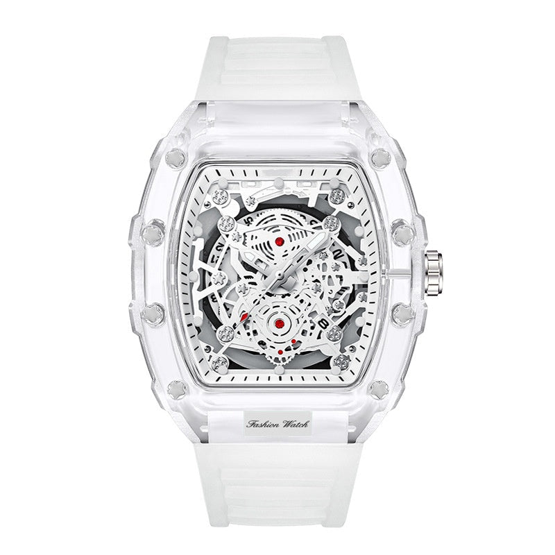 Holo Men's Watch | Translucent Dial, Luminous Function, Water - Resistant - Hartwella