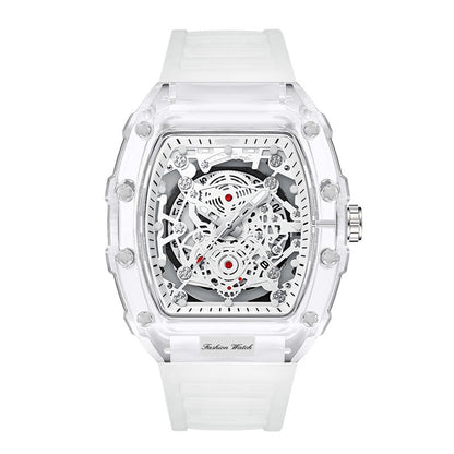 Holo Men's Watch | Translucent Dial, Luminous Function, Water - Resistant - Hartwella