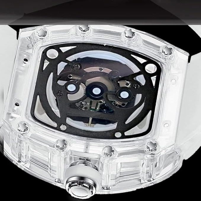 Holo Men's Watch | Translucent Dial, Luminous Function, Water - Resistant - Hartwella