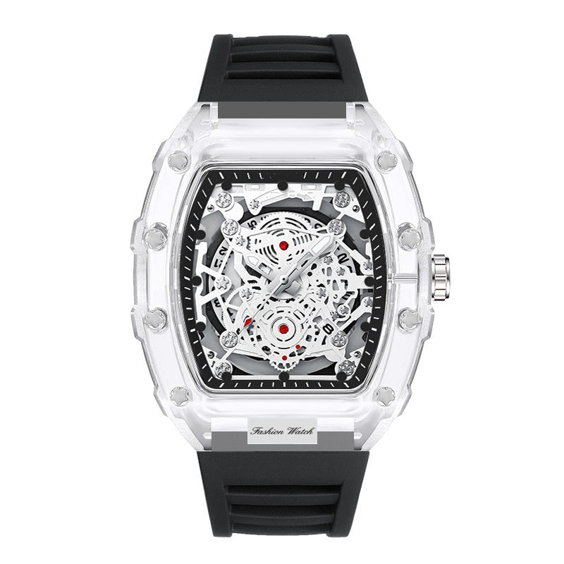 Holo Men's Watch | Translucent Dial, Luminous Function, Water - Resistant - Hartwella