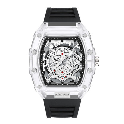 Holo Men's Watch | Translucent Dial, Luminous Function, Water - Resistant - Hartwella