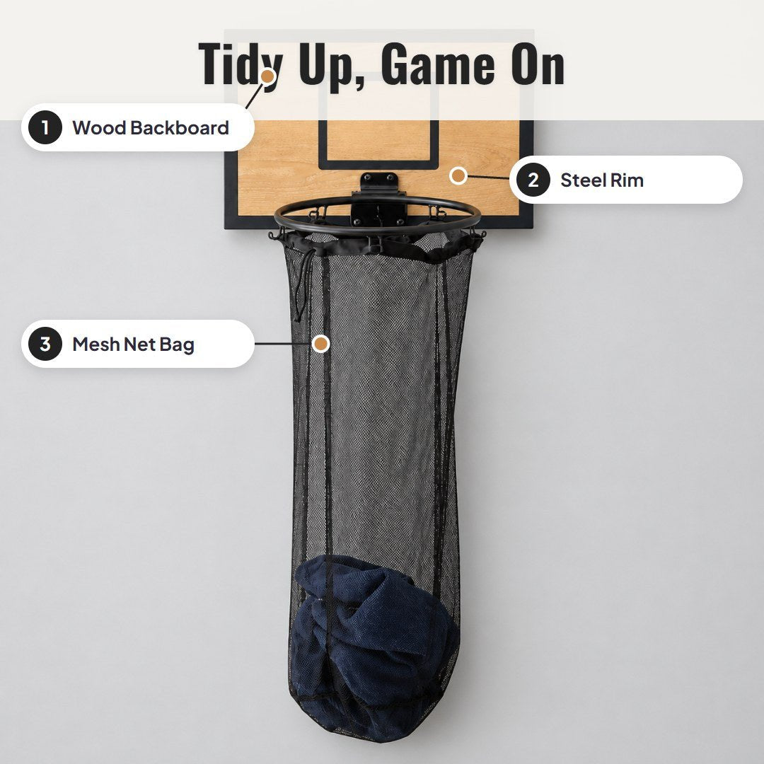 Hooply™ Basketball Laundry Hamper