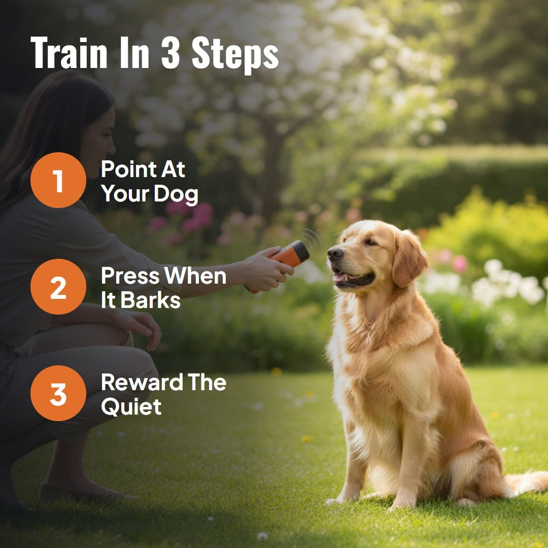 Hushpup™ Ultrasonic Bark Deterrent - Hartwella