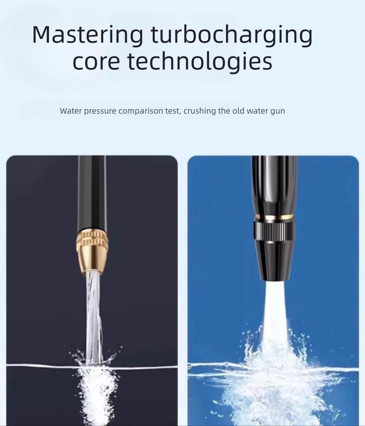 Hydra Power Washer | High-Pressure Spray Gun with Jet Stream and Fan Nozzles - Hartwella