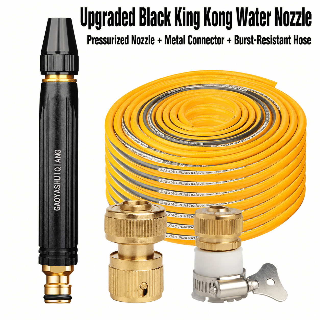 Hydra Power Washer | High-Pressure Spray Gun with Jet Stream and Fan Nozzles - Hartwella