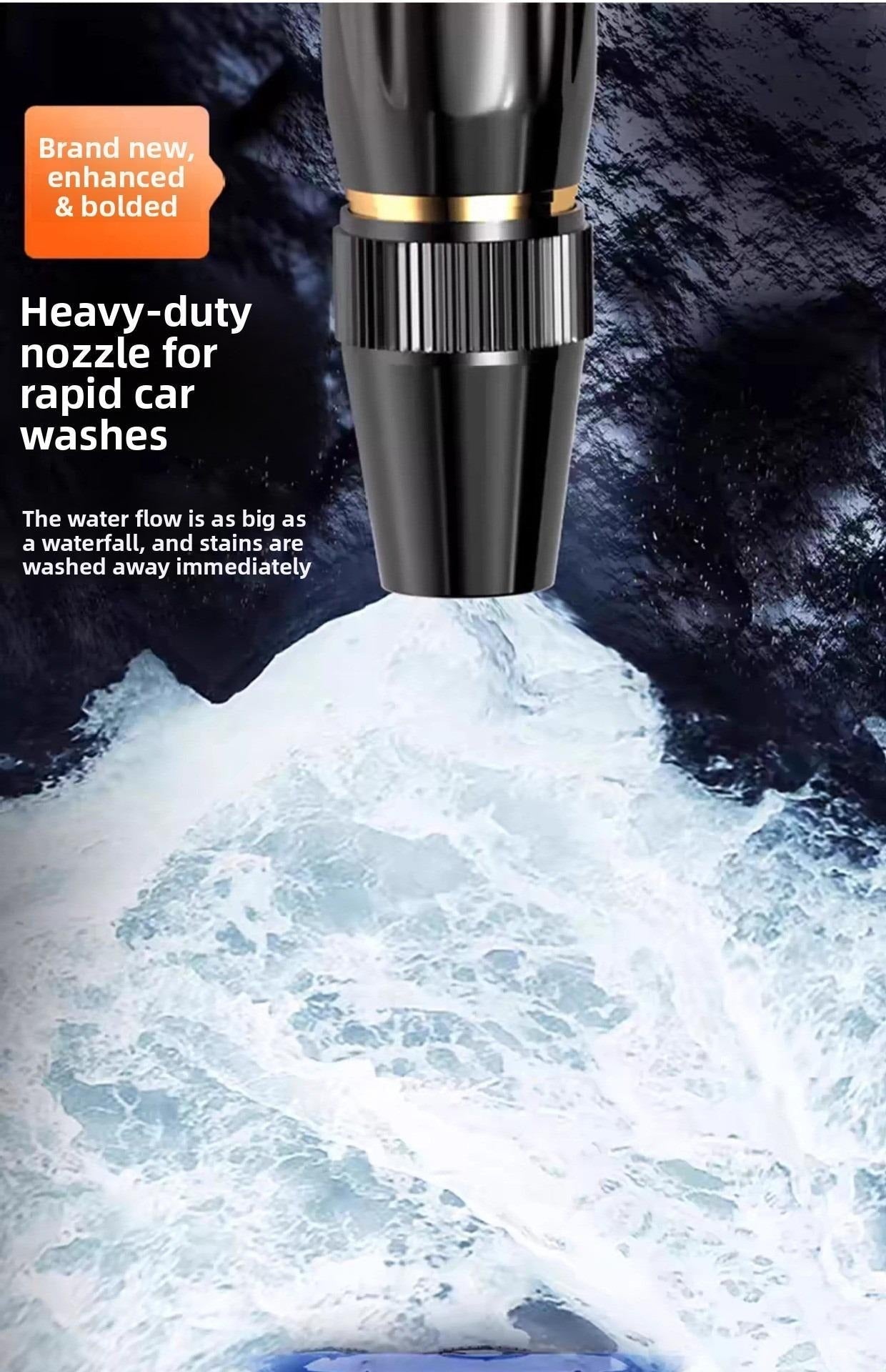 Hydra Power Washer | High-Pressure Spray Gun with Jet Stream and Fan Nozzles - Hartwella