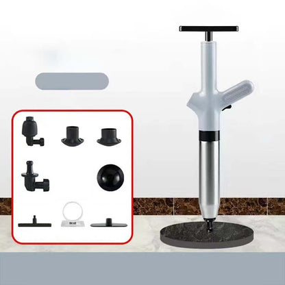HydraForce Toilet Unclogger | High-Pressure, Flexible Heads, Stainless Steel - Hartwella