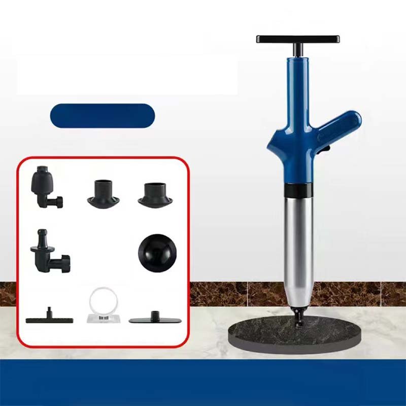 HydraForce Toilet Unclogger | High-Pressure, Flexible Heads, Stainless Steel - Hartwella