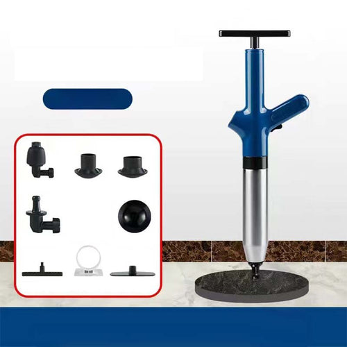 HydraForce Toilet Unclogger | High-Pressure, Flexible Heads, Stainless Steel - Hartwella