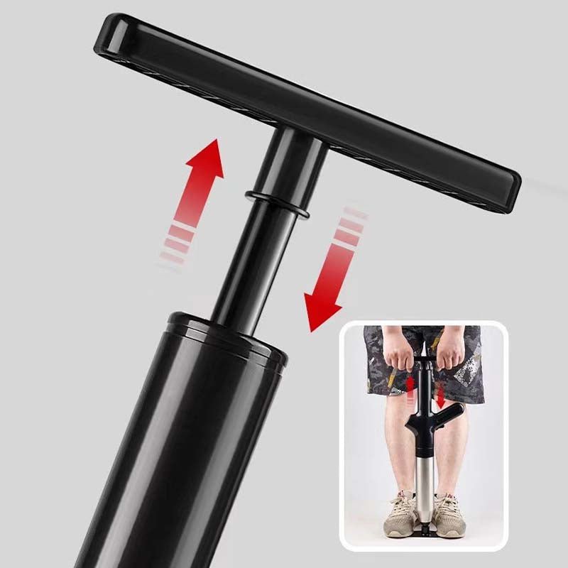 HydraForce Toilet Unclogger | High-Pressure, Flexible Heads, Stainless Steel - Hartwella