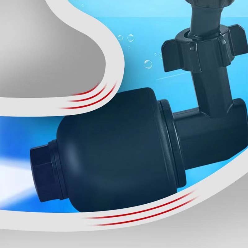 HydraForce Toilet Unclogger | High-Pressure, Flexible Heads, Stainless Steel - Hartwella