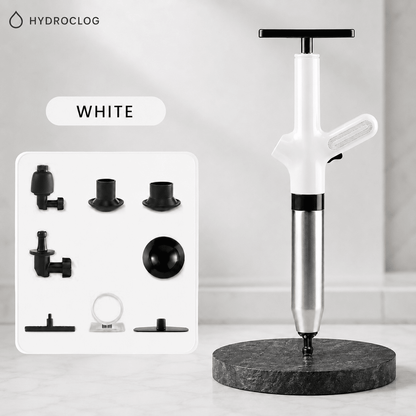 HydroClog Toilet Unclogger | High-Pressure, Durable Stainless Steel - Hartwella
