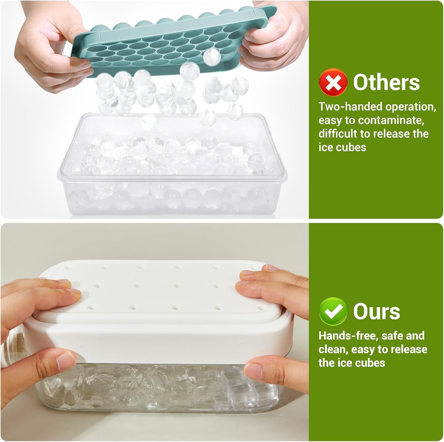 Icy Chill Maker | 2-in-1 Portable Ice Maker and Water Bottle - Hartwella