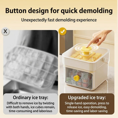Icy Instant Cube Maker | BPA - Free, Large Capacity - Hartwella