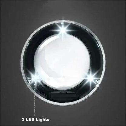 Illuma Magnifier | 3 - LED Illuminated Desktop Microscope - Hartwella