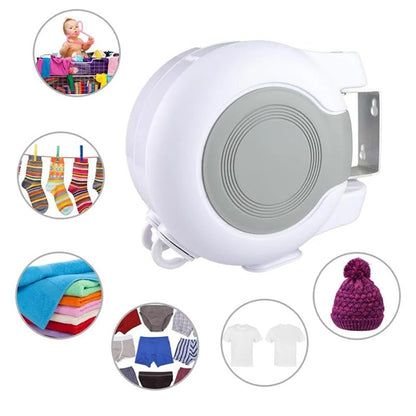 InvisiLine Retractable Clothesline | Double - Line, Indoor/Outdoor Use, Telescopic Design - Hartwella
