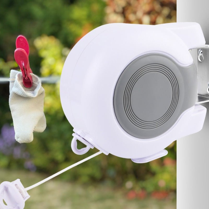 InvisiLine Retractable Clothesline | Double - Line, Indoor/Outdoor Use, Telescopic Design - Hartwella