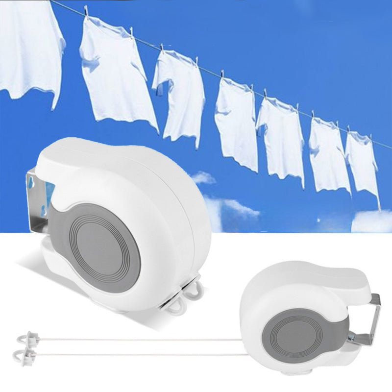 InvisiLine Retractable Clothesline | Double - Line, Indoor/Outdoor Use, Telescopic Design - Hartwella