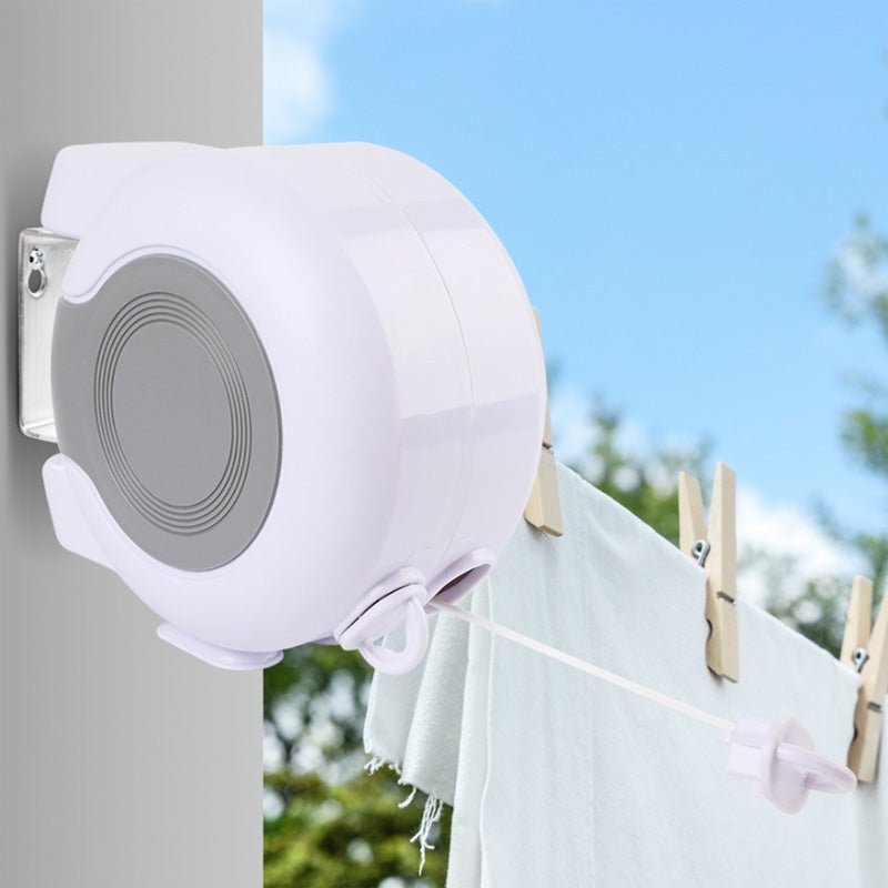 InvisiLine Retractable Clothesline | Double - Line, Indoor/Outdoor Use, Telescopic Design - Hartwella