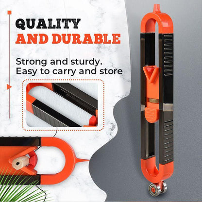 Iris Contour Ruler | Adjustable Measuring Tool with Locking Design - Hartwella