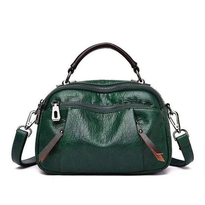 Ivy Multi Pockets Bag | Soft Vegan Leather, Stylish Design - Hartwella