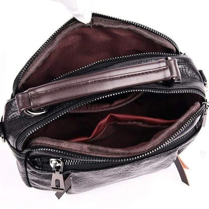 Ivy Multi Pockets Bag | Soft Vegan Leather, Stylish Design - Hartwella