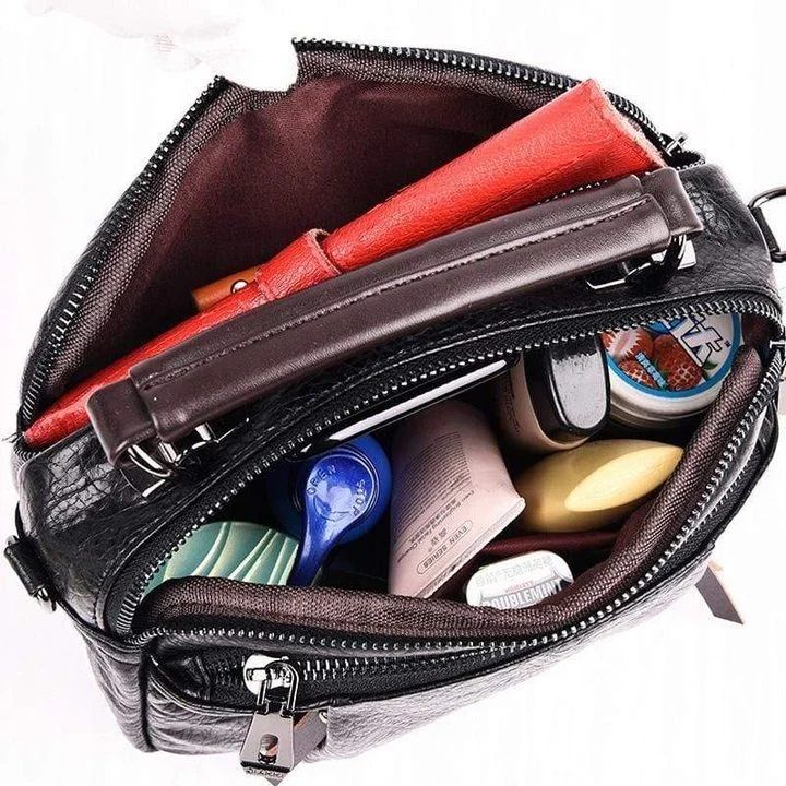 Ivy Multi Pockets Bag | Soft Vegan Leather, Stylish Design - Hartwella