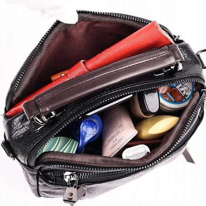 Ivy Multi Pockets Bag | Soft Vegan Leather, Stylish Design - Hartwella
