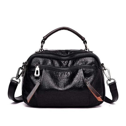 Ivy Multi Pockets Bag | Soft Vegan Leather, Stylish Design - Hartwella