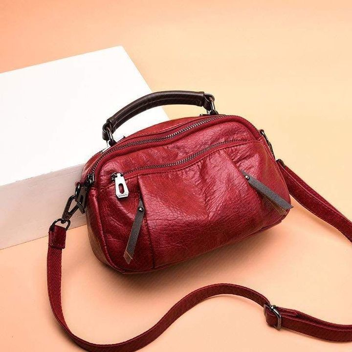 Ivy Multi Pockets Bag | Soft Vegan Leather, Stylish Design - Hartwella