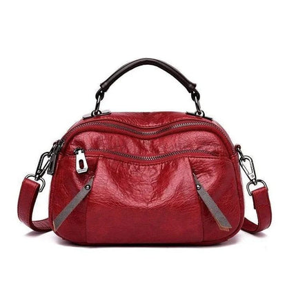 Ivy Multi Pockets Bag | Soft Vegan Leather, Stylish Design - Hartwella