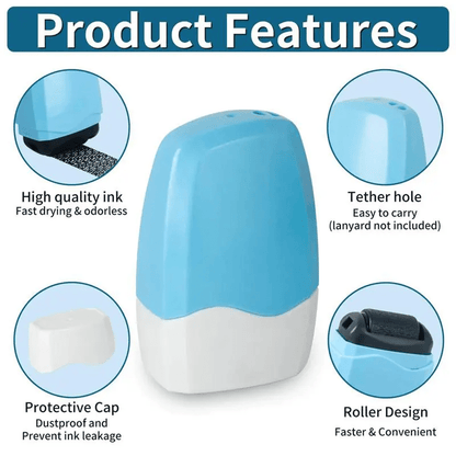 Ivy Privacy Roller Stamp | Identity Theft Protection, Portable and Easy to Use - Hartwella