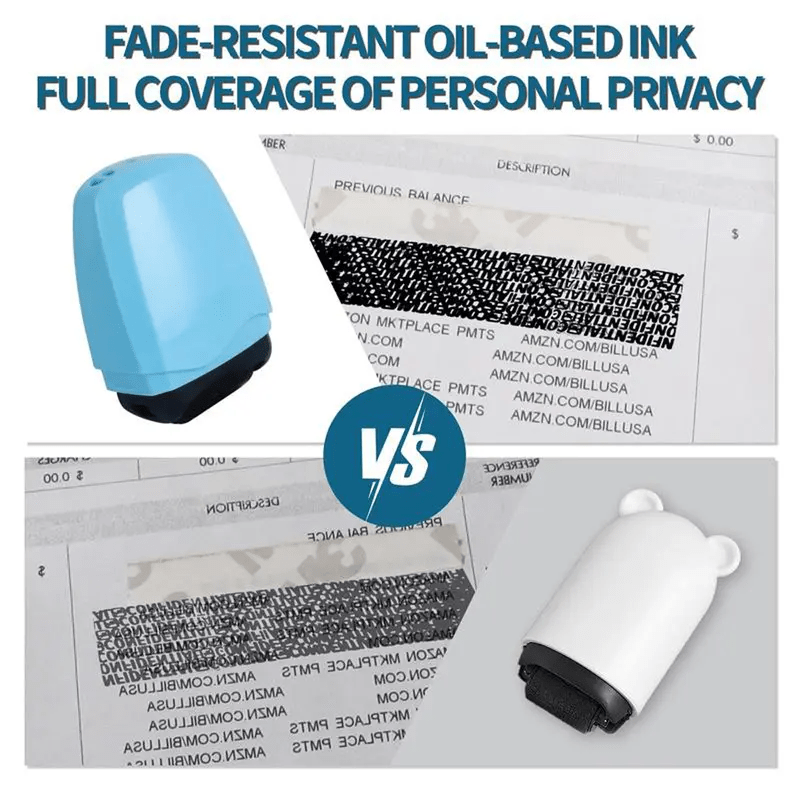 Ivy Privacy Roller Stamp | Identity Theft Protection, Portable and Easy to Use - Hartwella