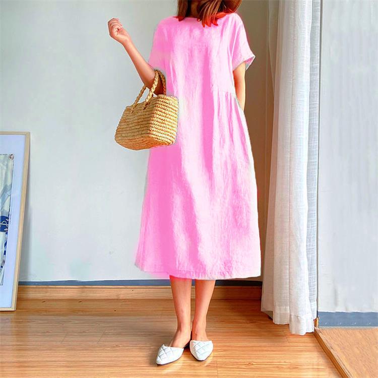 Jade Maxi Dress | Linen Cotton, Japanese Style, Elegant Design - Hartwella