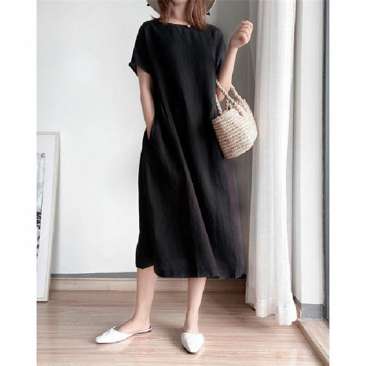 Jade Maxi Dress | Linen Cotton, Japanese Style, Elegant Design - Hartwella