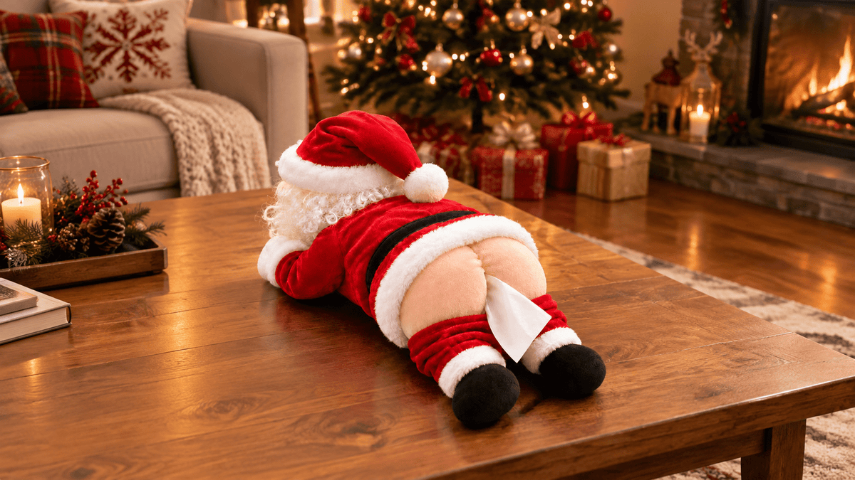 Jollix™ Santa Butt Tissue Box Cover