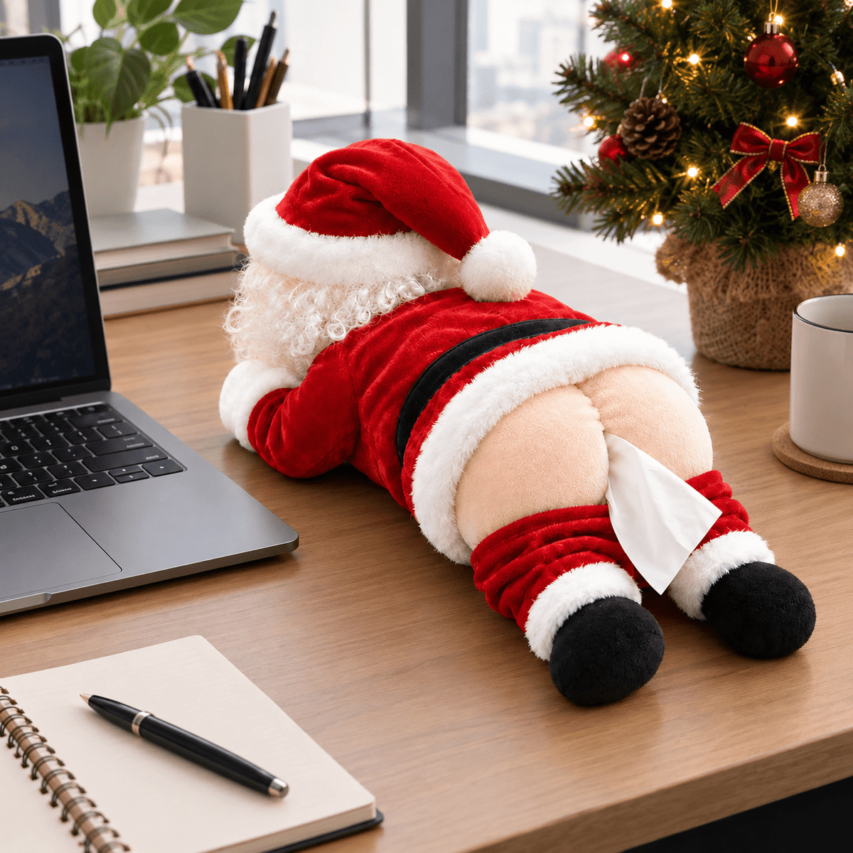 Jollix™ Santa Butt Tissue Box Cover - Hartwella