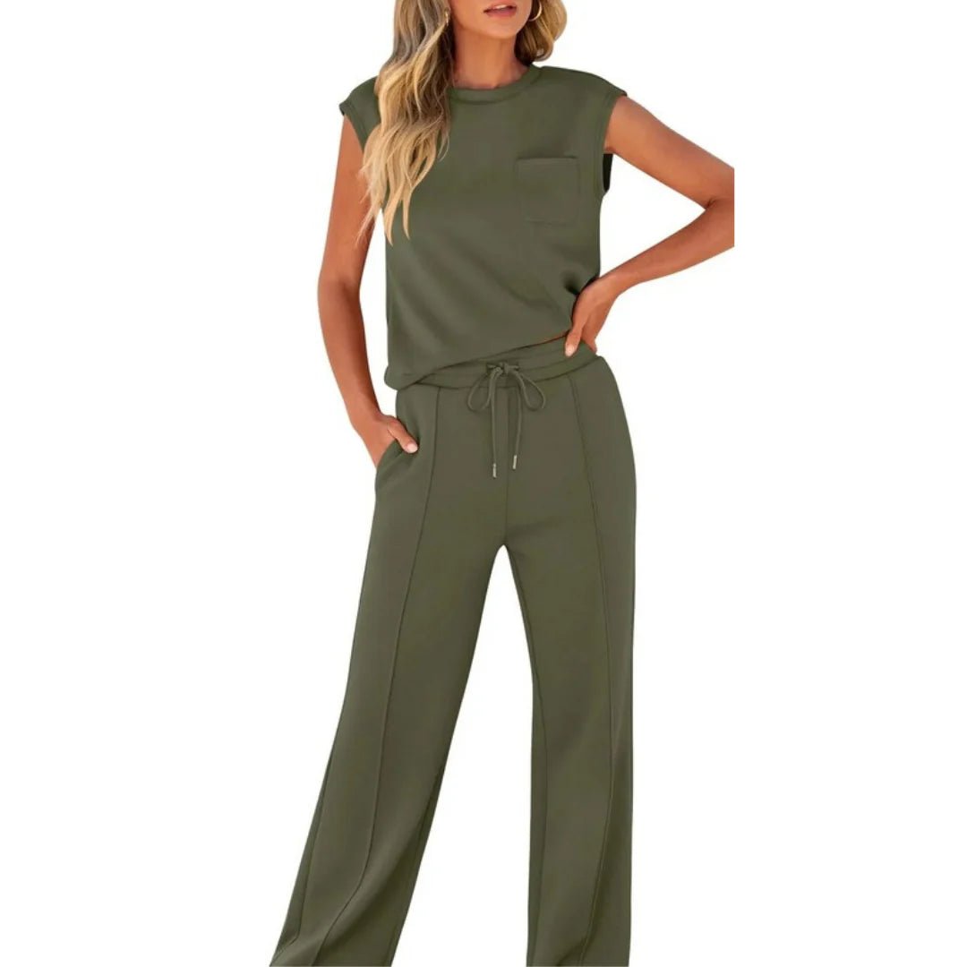 Kara Lounge Set | Soft Women's Loungewear for Comfortable Everyday Style - Hartwella