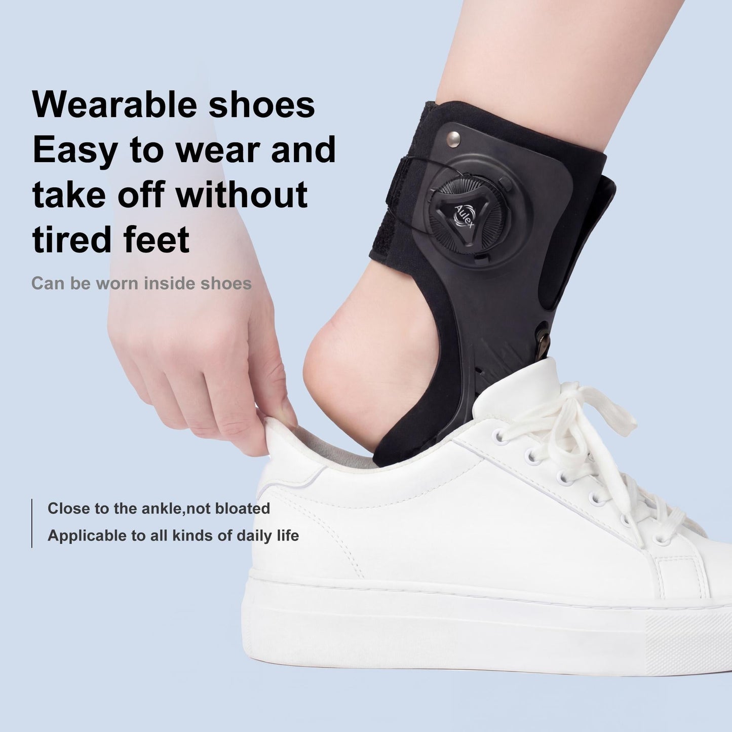 Kentro Ankle Brace | Medical-Grade Support for Sprains with BOA Dial Adjustment - Hartwella