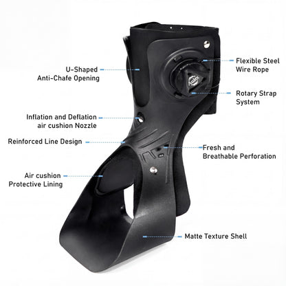 Kentro Ankle Brace | Medical-Grade Support for Sprains with BOA Dial Adjustment - Hartwella
