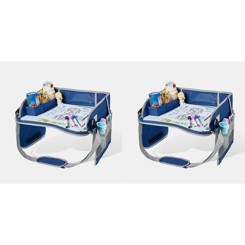 Kido Travel Lap Tray | Erasable, Foldable with Storage Pockets - Hartwella