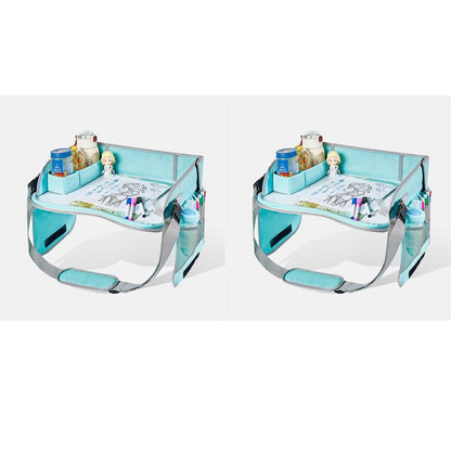 Kido Travel Lap Tray | Erasable, Foldable with Storage Pockets - Hartwella