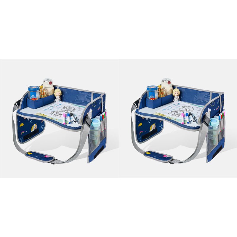 Kido Travel Lap Tray | Erasable, Foldable with Storage Pockets - Hartwella