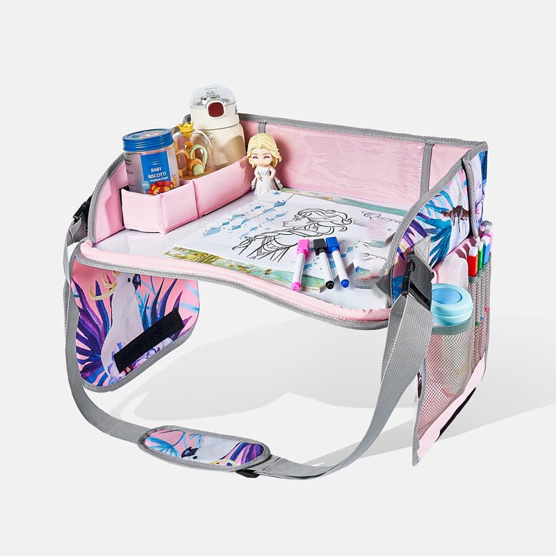 Kido Travel Lap Tray | Erasable, Foldable with Storage Pockets - Hartwella