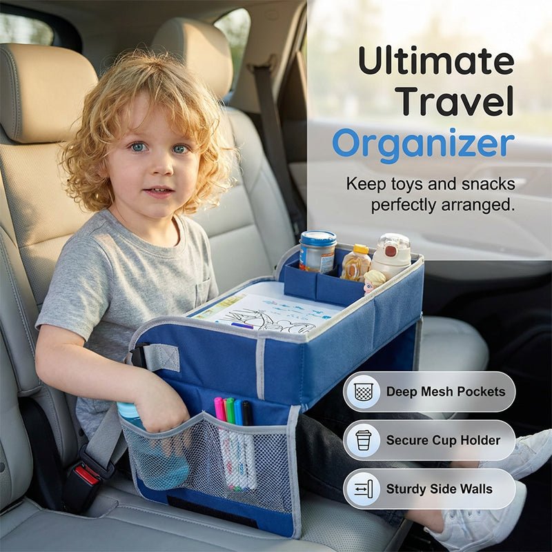 Kido Travel Lap Tray | Erasable, Foldable with Storage Pockets - Hartwella